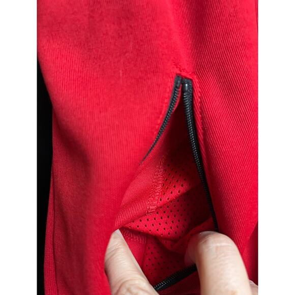 Lauren Active Ralph Lauren Red Black Track Jacket Medium - Picture 8 of 11